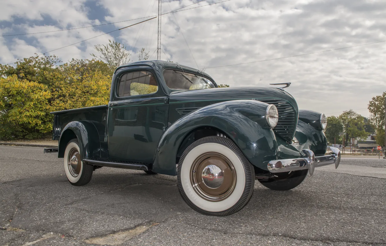 Фото обои пикап, передок, 1938, Pickup, Model 38, Willys-Overland