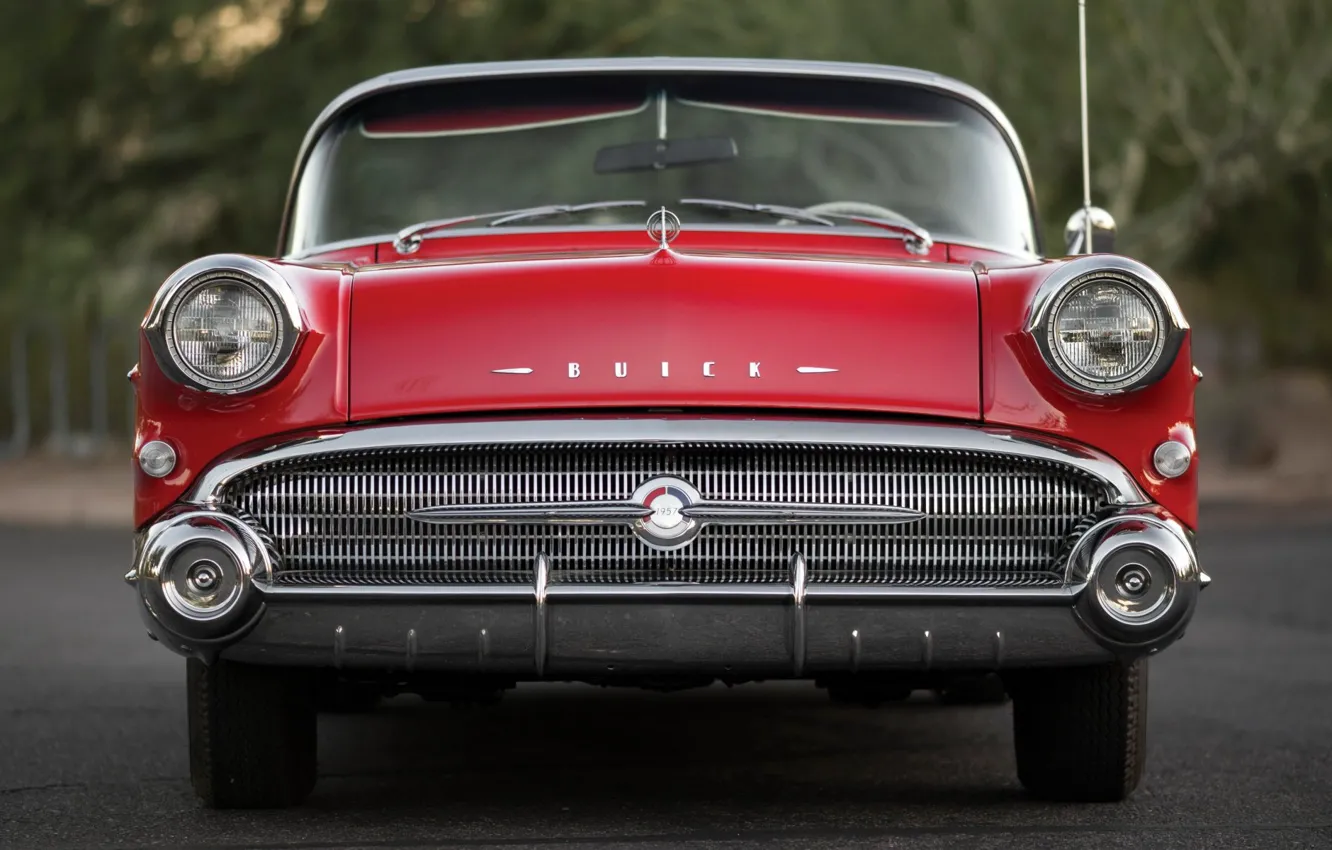 Фото обои Red, 1957, Retro, Convertible, Buick, Luxury
