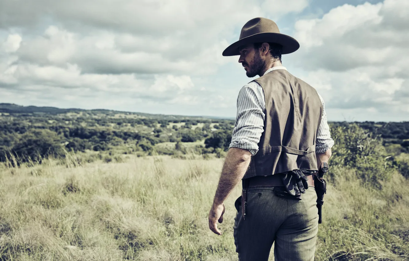 Фото обои gun, weapon, hat, man, revolver, AMC, tv series, The Son