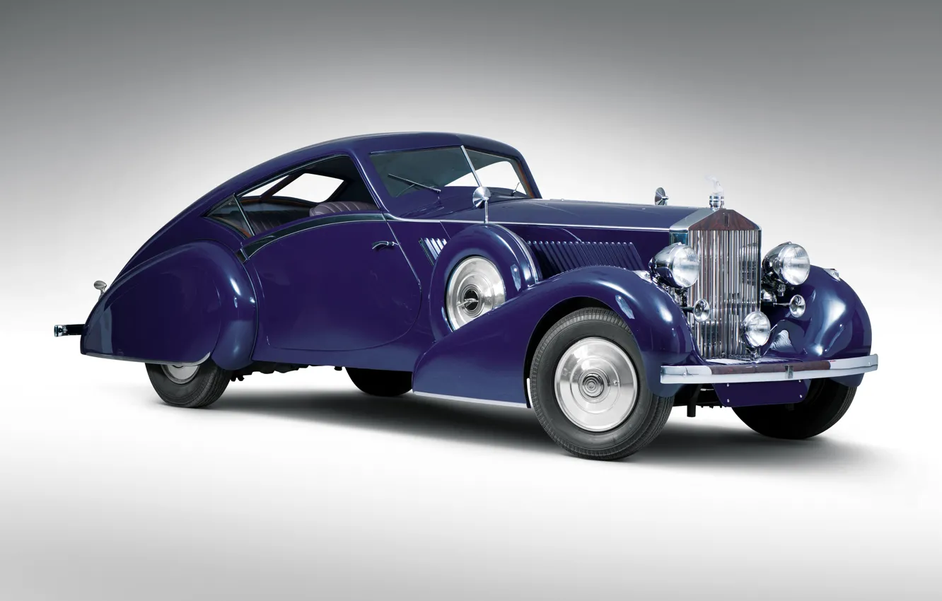Фото обои ретро, Rolls-Royce, Coupe, 1937, Phantom III Aero