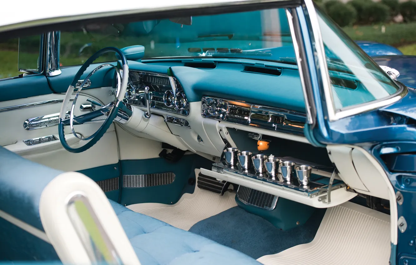 Фото обои Cadillac, ретро автомобили, 1958, Brougham, Cadillac Eldorado, retro cars, Cadillac Eldorado Brougham
