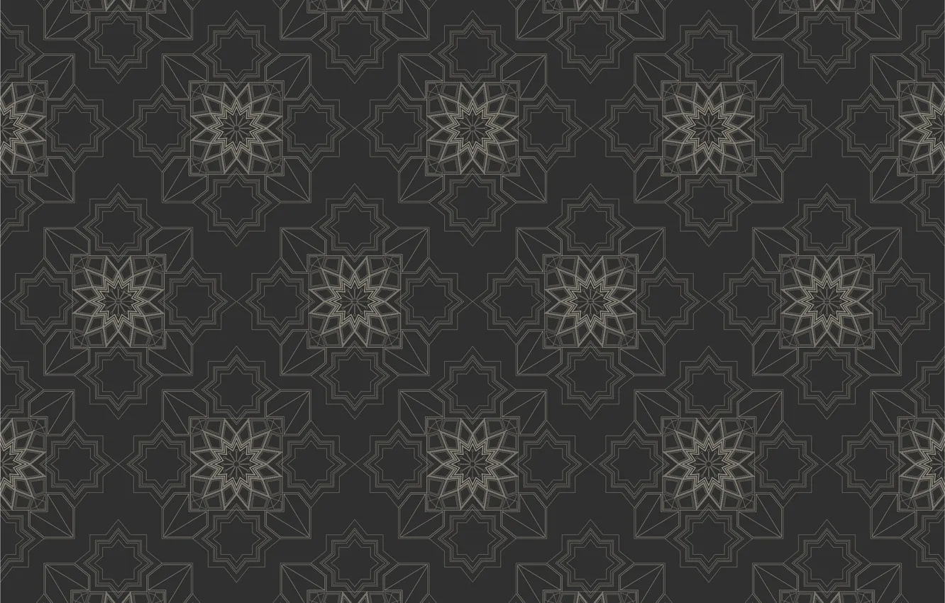 Фото обои серый, фон, узор, текстура, геометрия, орнамент, background