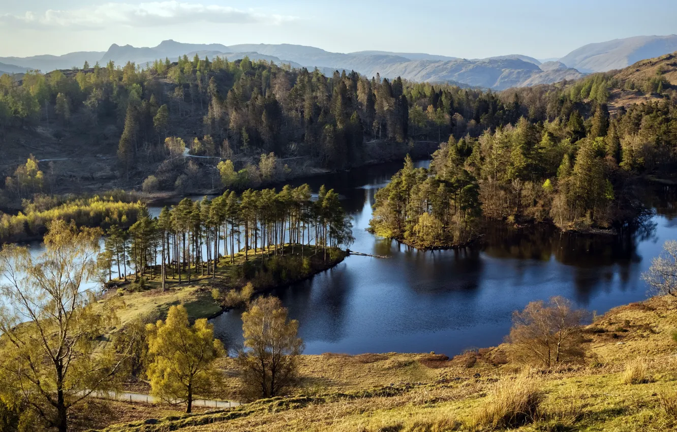 Фото обои England, South Lakeland District, High Yewdale