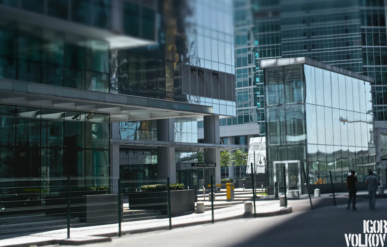 Фото обои город, Москва, бизнес центр, афимол, Москва Сити