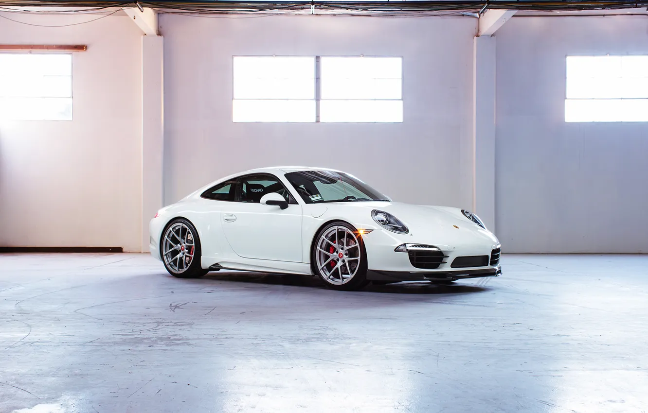 Фото обои Porsche, порше, Coupe, Carrera, Edition, 991, frontside, V-GT