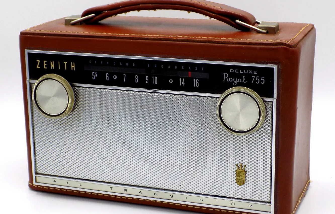 Фото обои Zenith, Portable, Royal 755LG, Transistor Radio