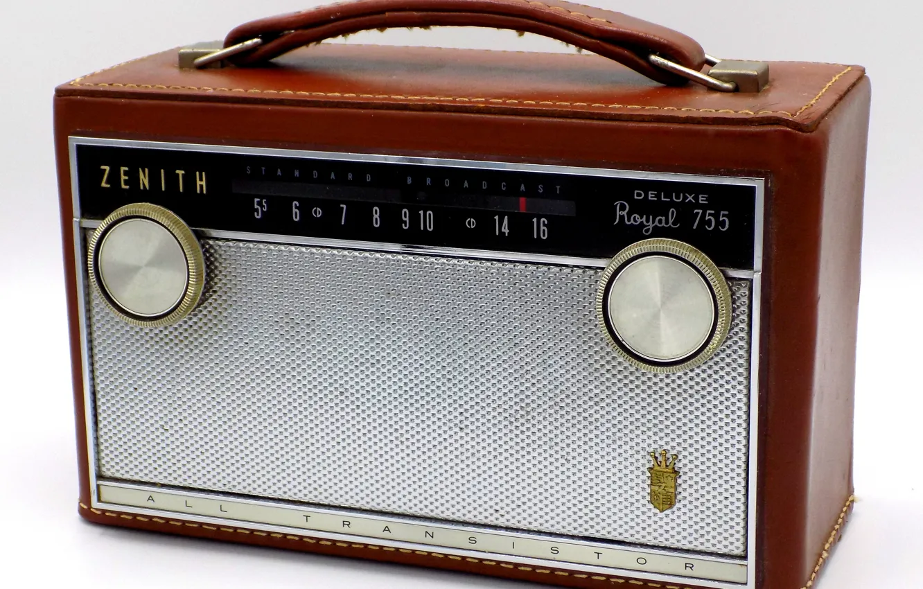 Фото обои Zenith, portable, Royal 755LG, Transistor Radio