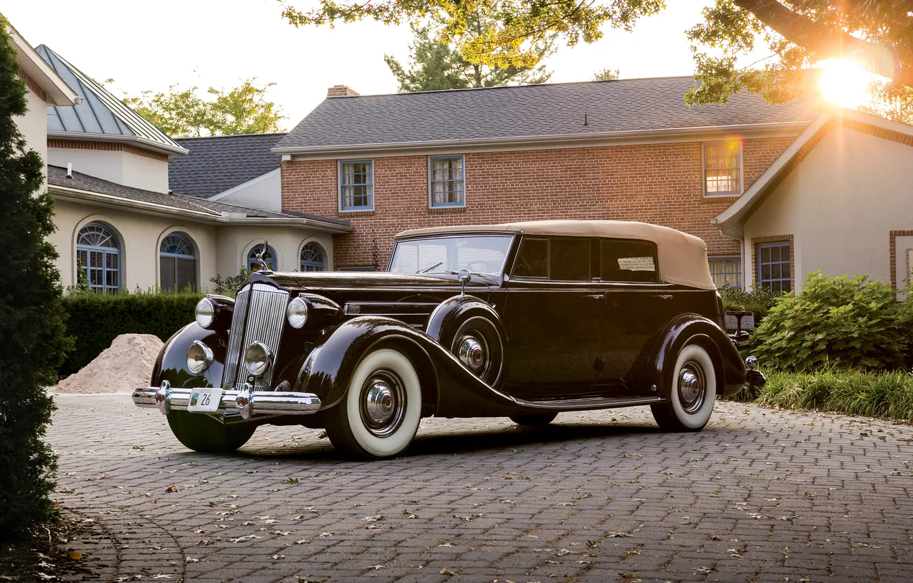 Фото обои 1937, Twelve, Packard, пакард, 1508