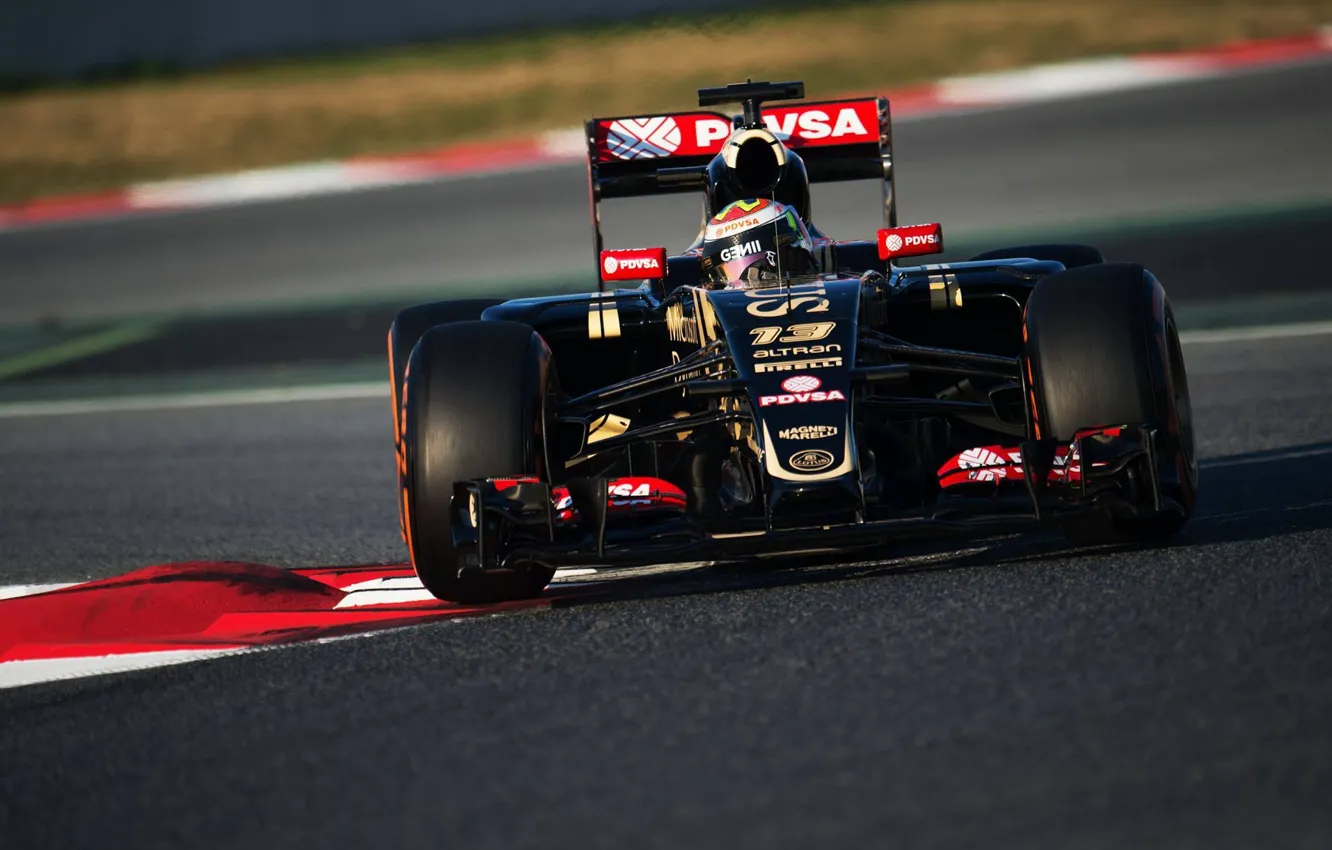 Фото обои Lotus, Formula 1, Team, Pastor Maldonado, E23