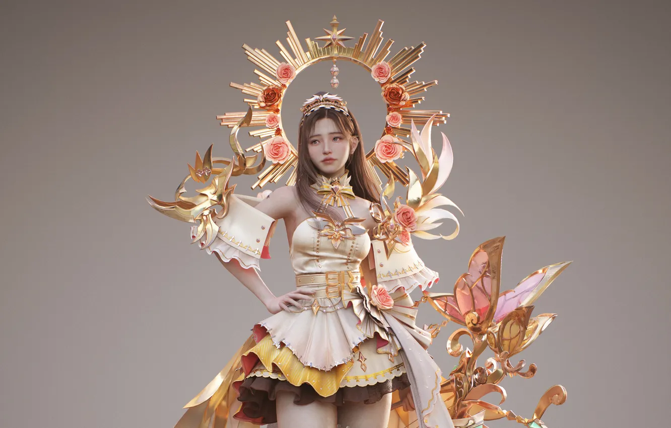 Фото обои Girl, Art, Bard, Jo Jehyun