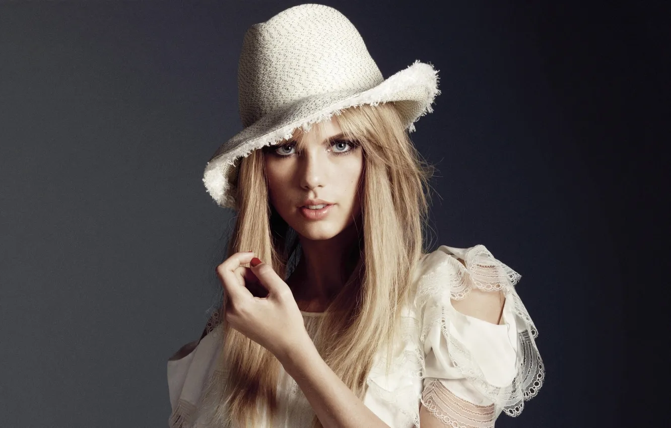 Фото обои девушка, шляпа, певица, Taylor Swift, знаменитость, тэйлор свифт