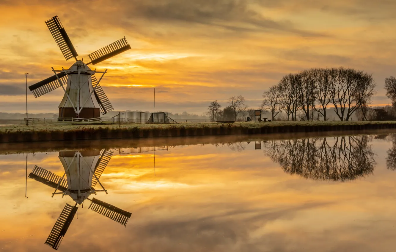 Фото обои Holland, Groningen, Lutsborg