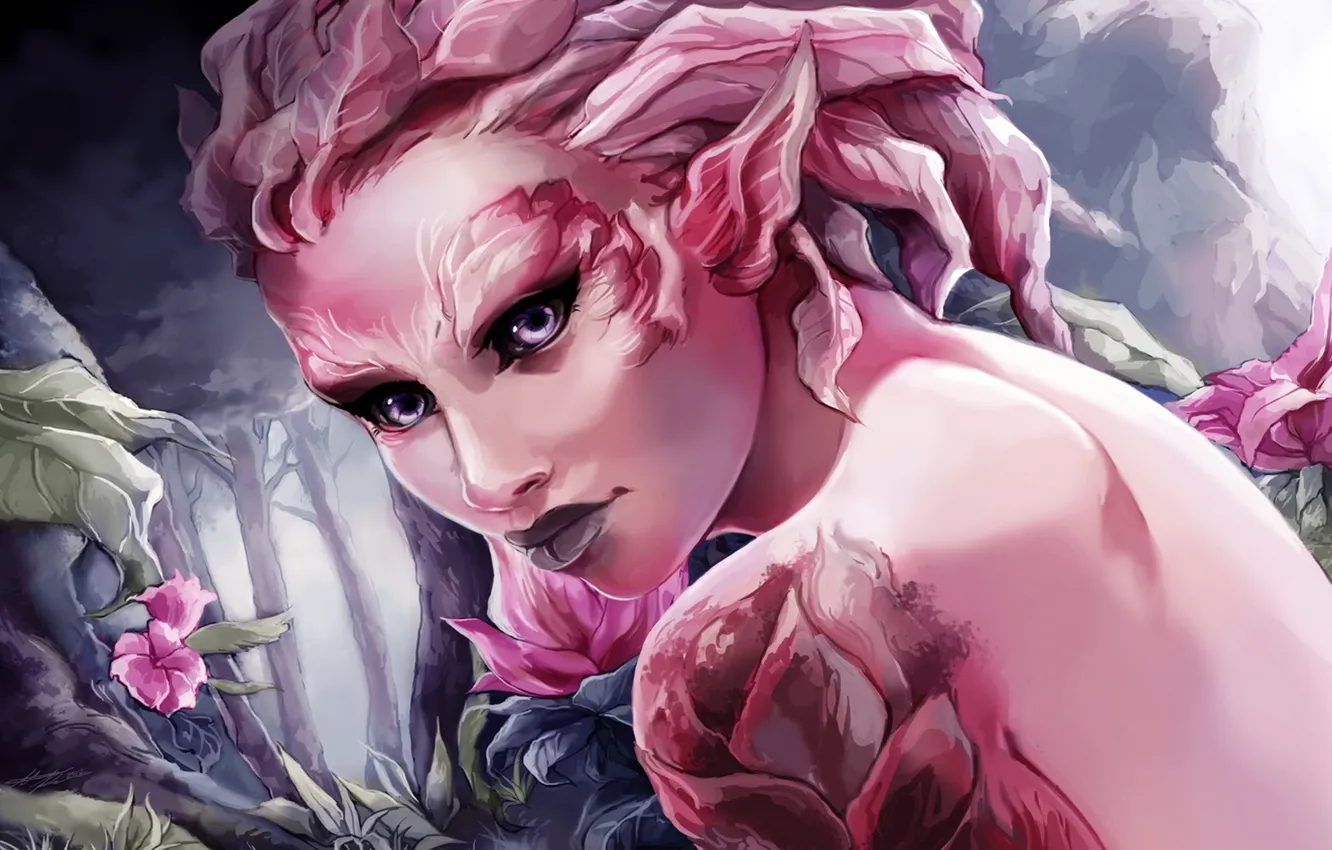 Фото обои Fantasy, Guild Wars 2, MMO, GW2, Sylvari