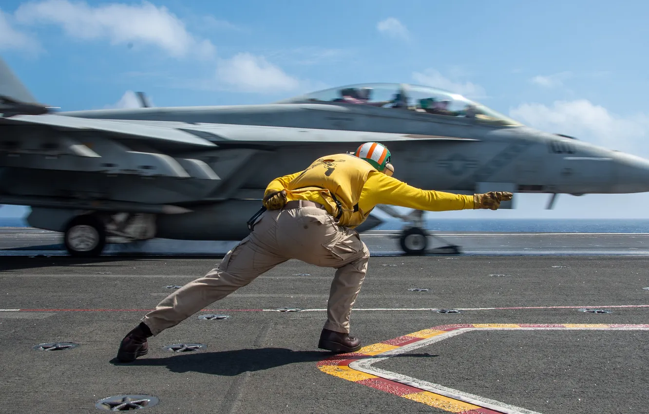 Фото обои wallpaper, High Definition, Flight Deck Officer