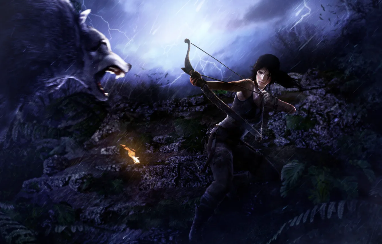 Фото обои Game, Lara Croft, Tomb Raider 2013