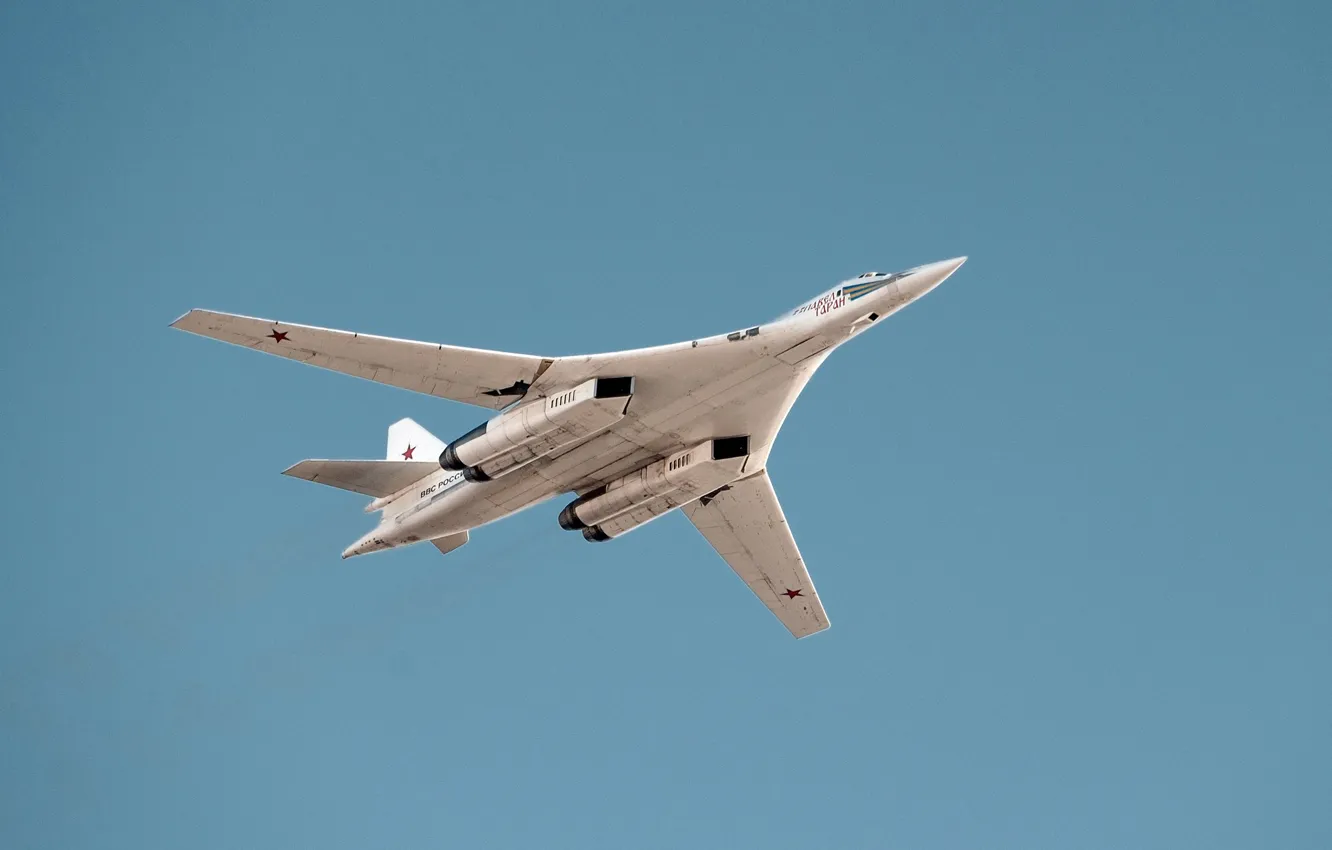 Фото обои бомбардировщик, Ту-160, стратегический бомбардировщик-ракетоносец, сверхзвуковой, Павел Таран