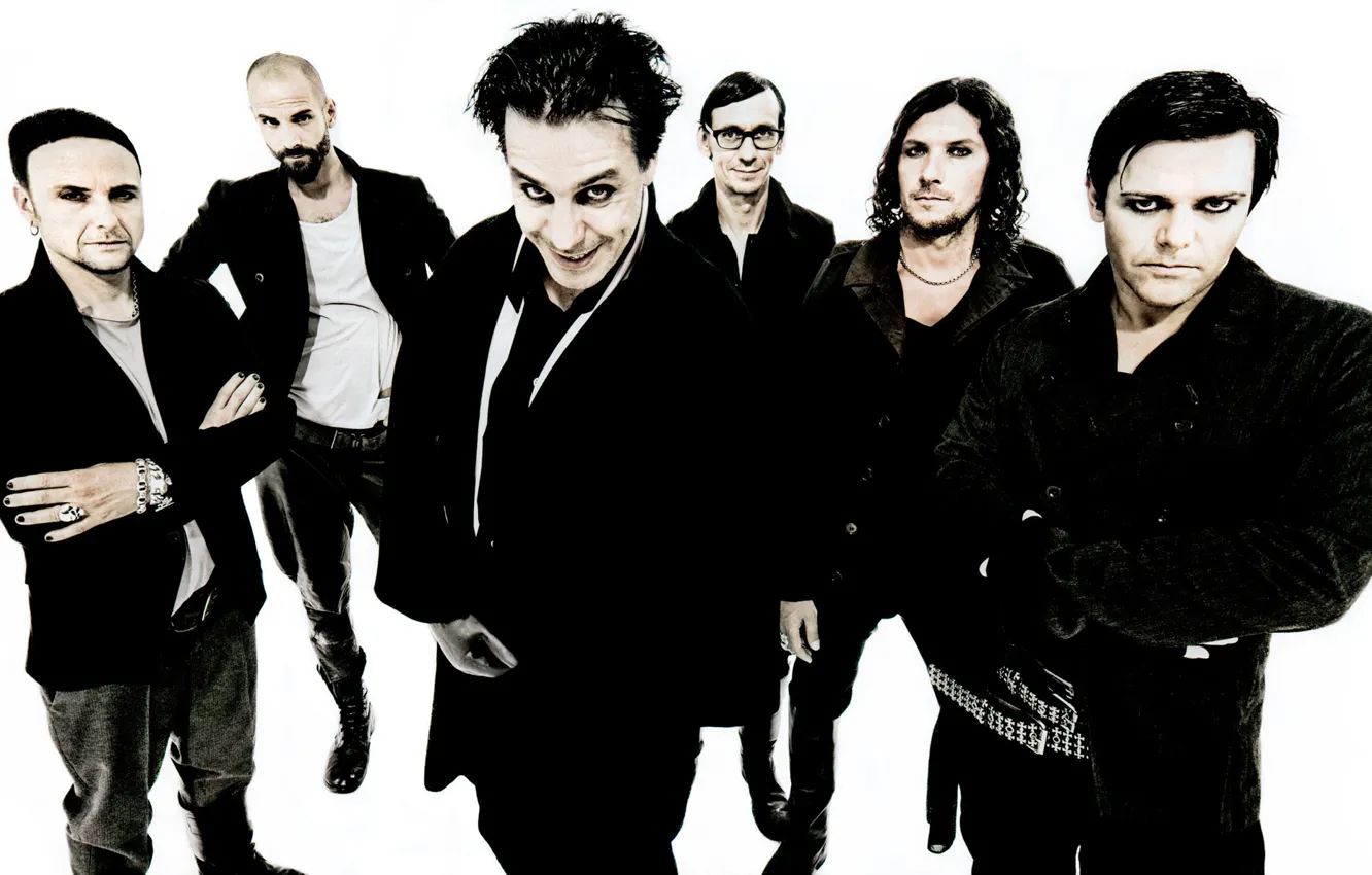 Фото обои группа, Rammstein, Paul, Till, Christian, Oliver, Richard, Christoph