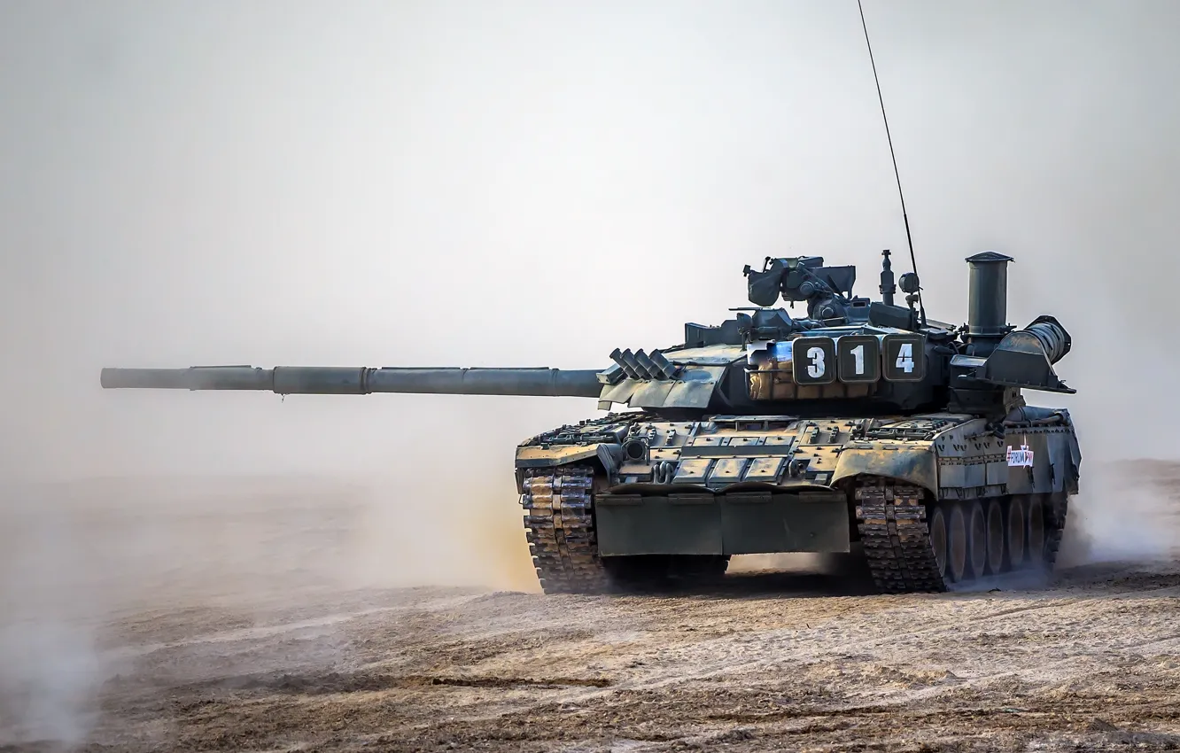 Фото обои мощь, танк, Т-80УЕ-1