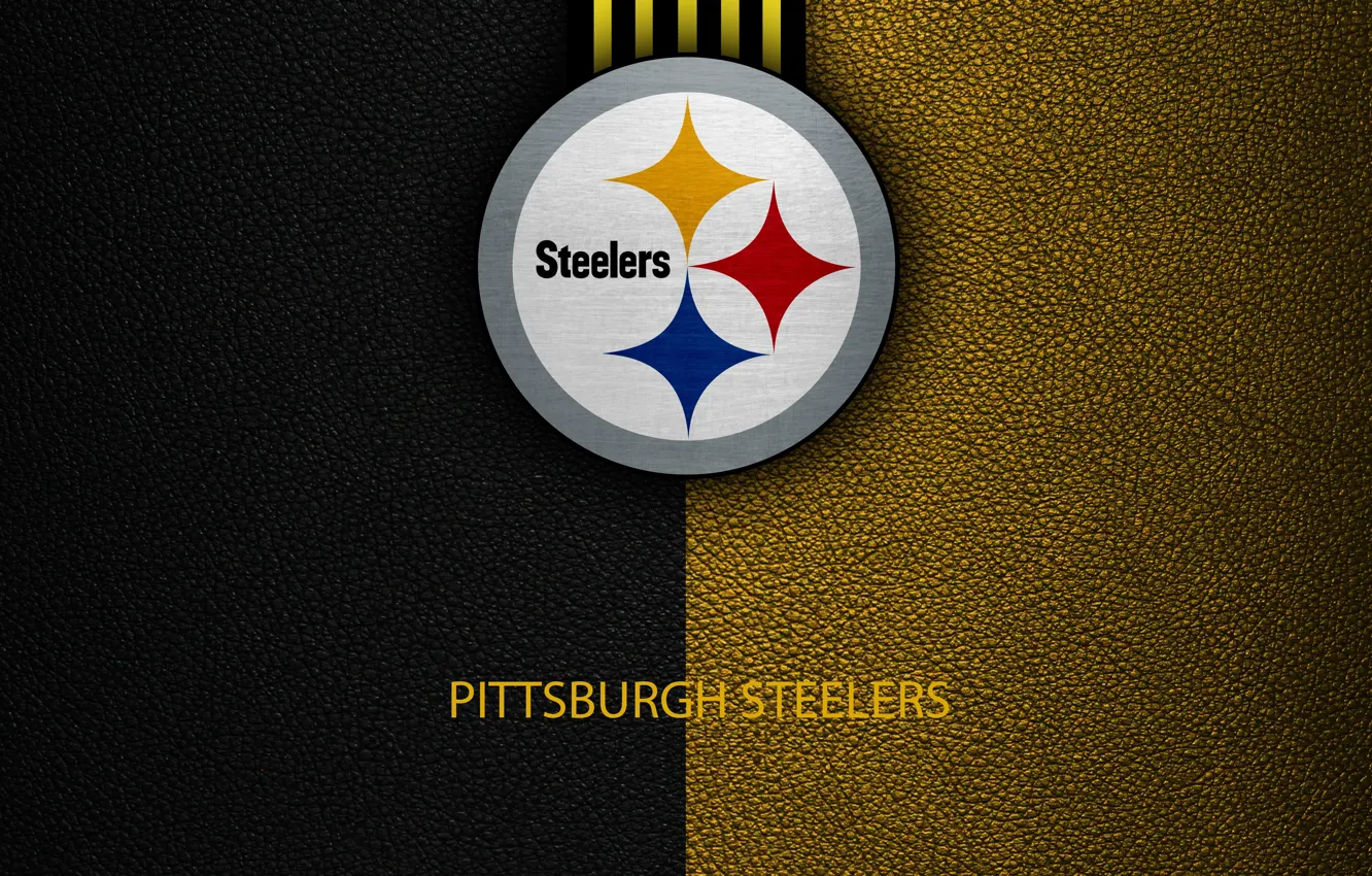 Фото обои wallpaper, sport, logo, NFL, Pittsburgh Steelers