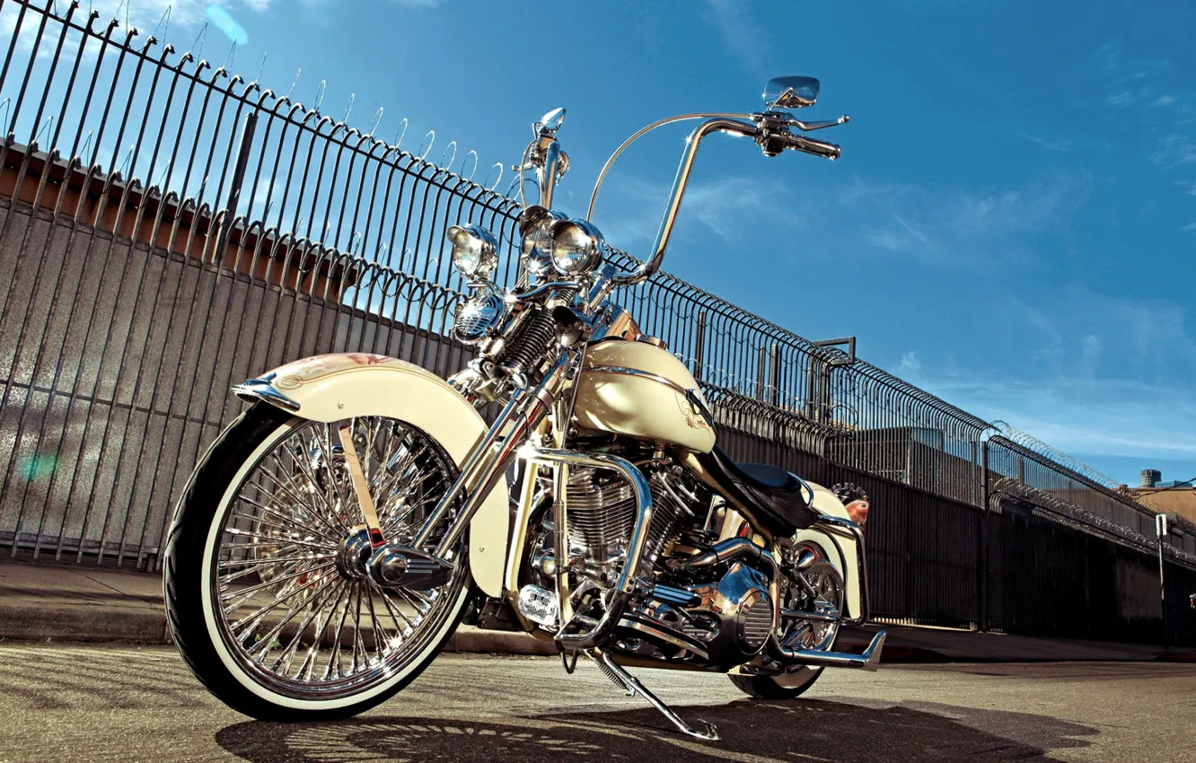 Фото обои Classic, Harley-Davidson, Motorcycle