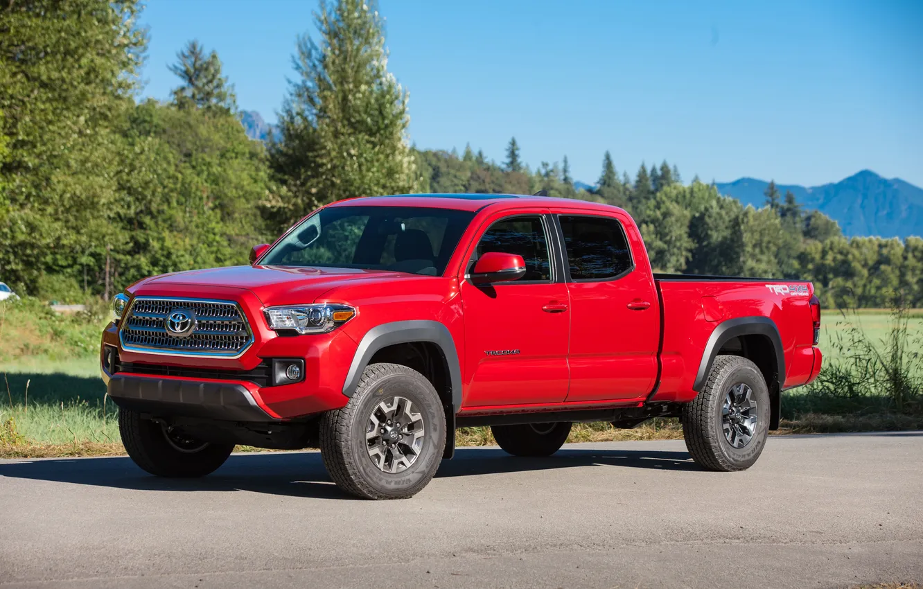 Фото обои Toyota, тойота, TRD, Tacoma, 2015, такома, Off-Road