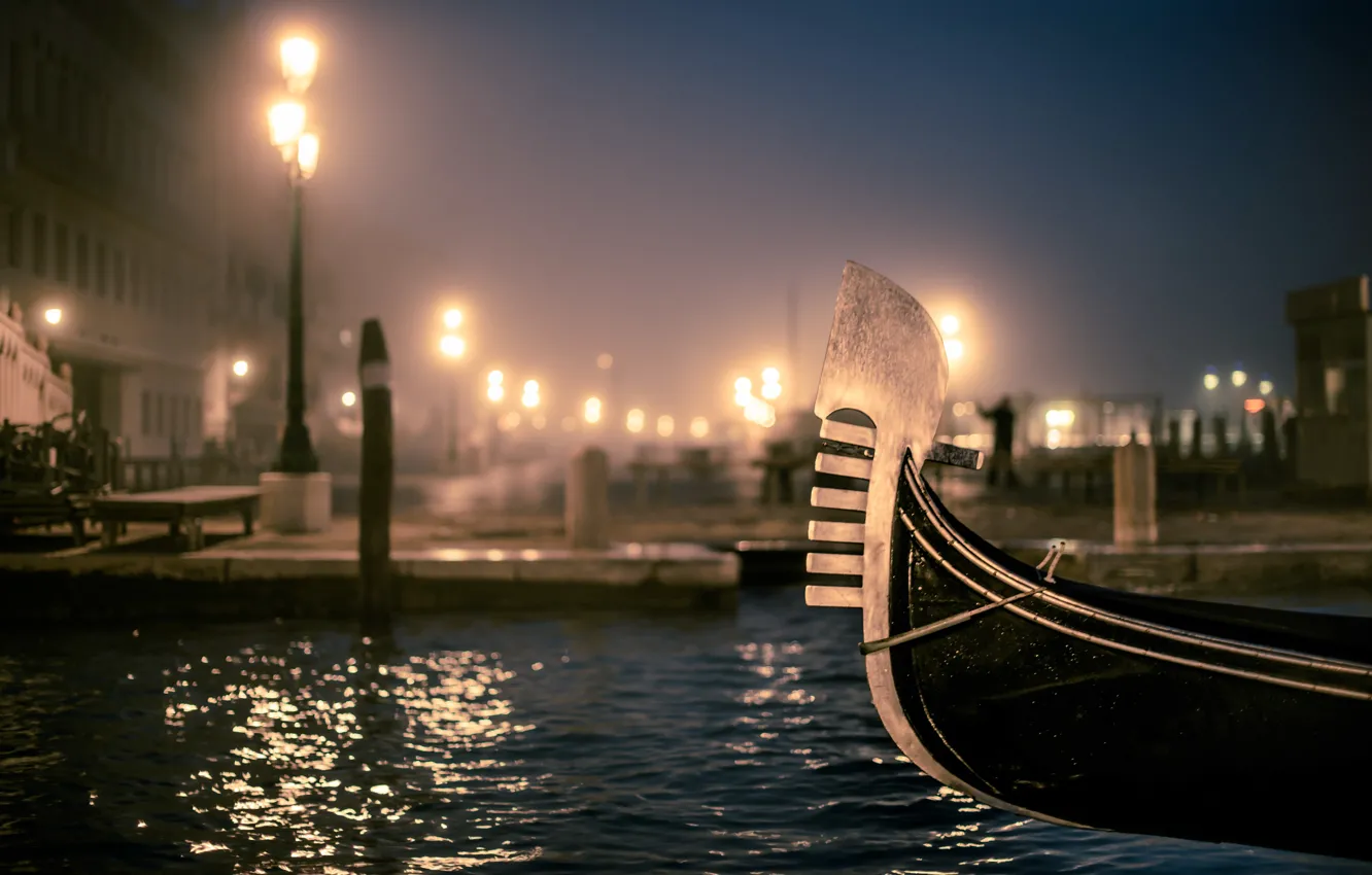 Фото обои вечер, Венеция, photo, photographer, гондола, Venice, Jamie Frith