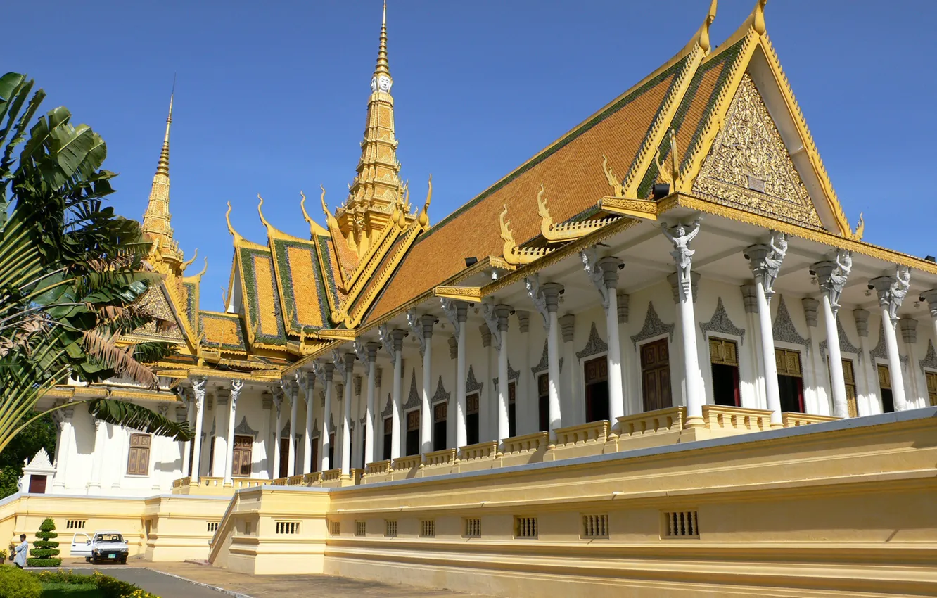 Фото обои дизайн, архитектура, дворец, Cambodia, Phnom Penh