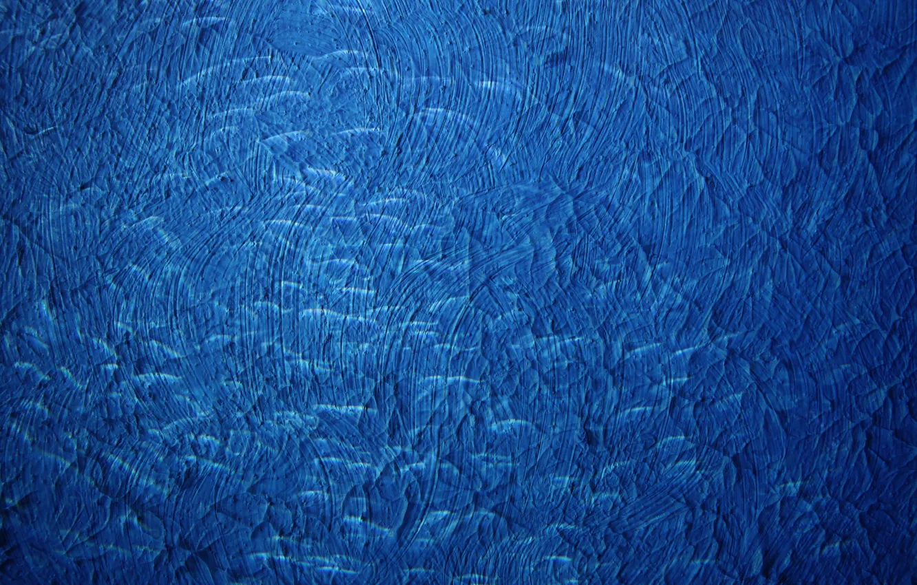 Фото обои синий, краска, текстура, мазки