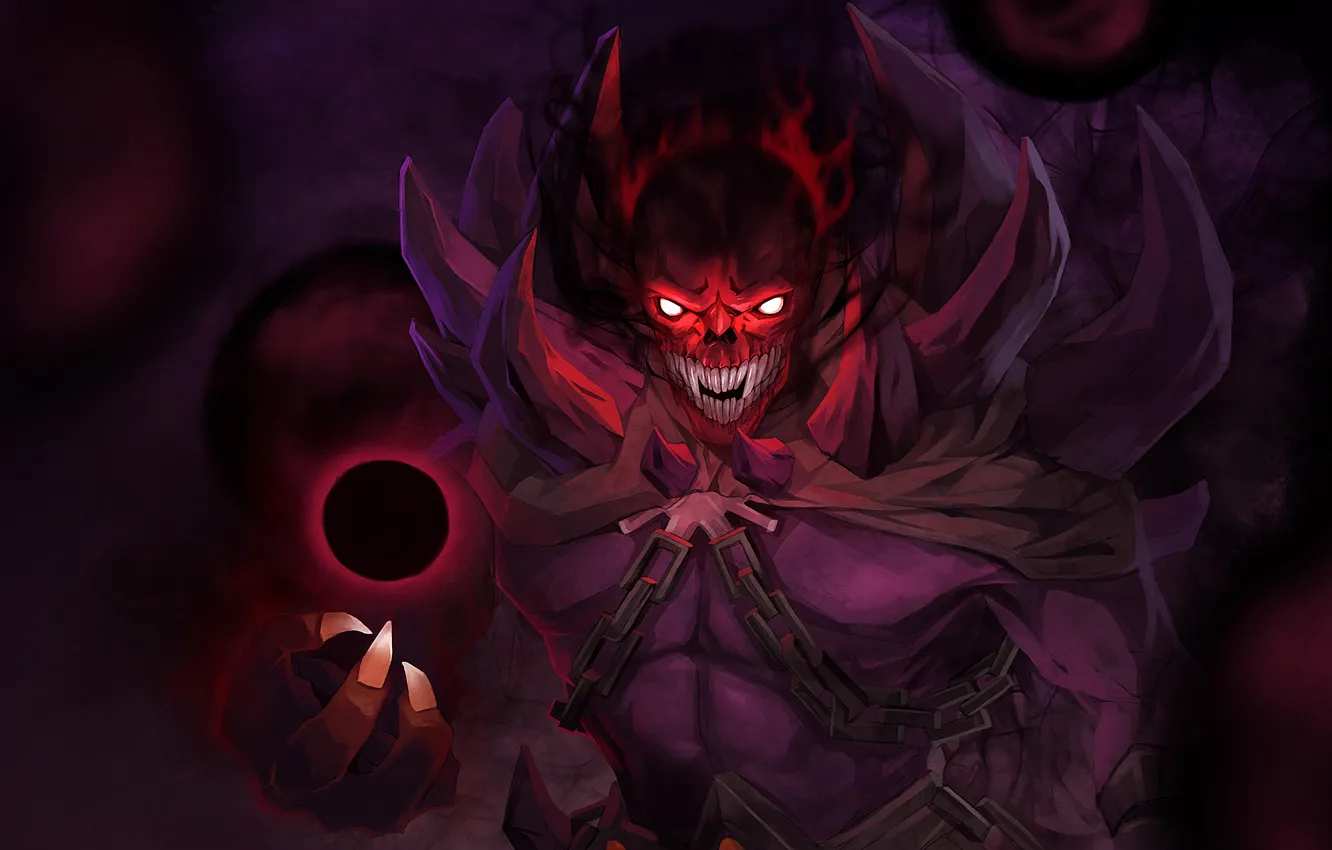 Фото обои цепи, valve, Dota 2, Eredar, Shadow Demon