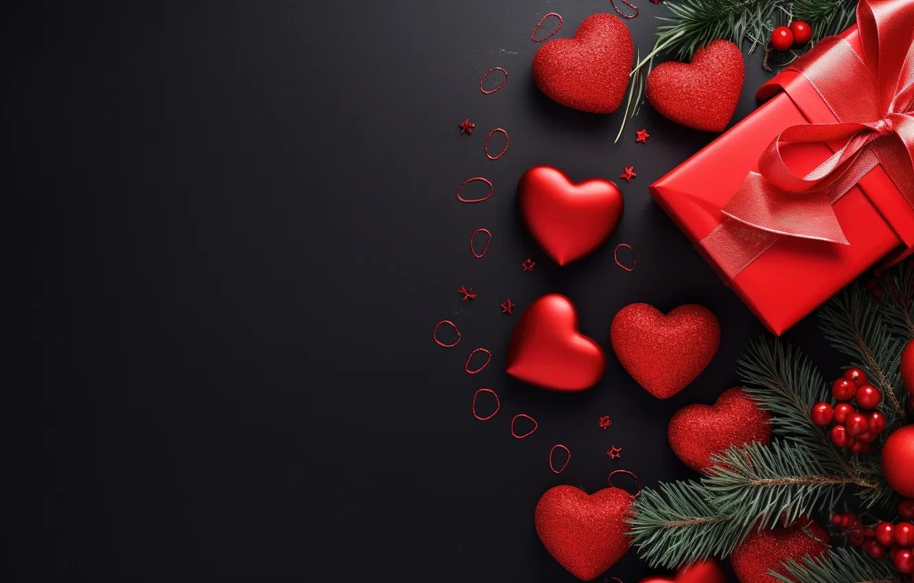 Фото обои любовь, подарок, романтика, сердце, love, happy, День святого Валентина, romantic
