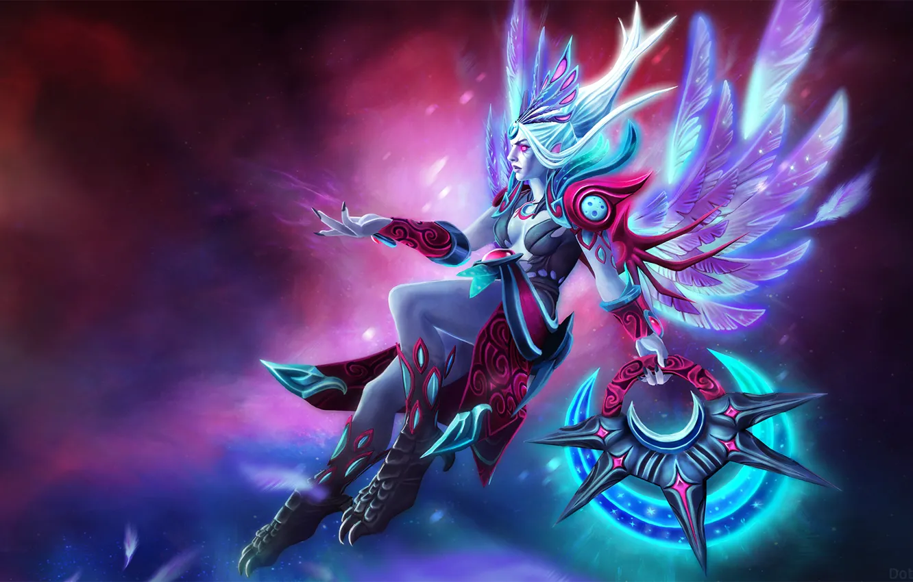 Фото обои dota2, Vengeful Spirit, Blessing of the Crested Umbra