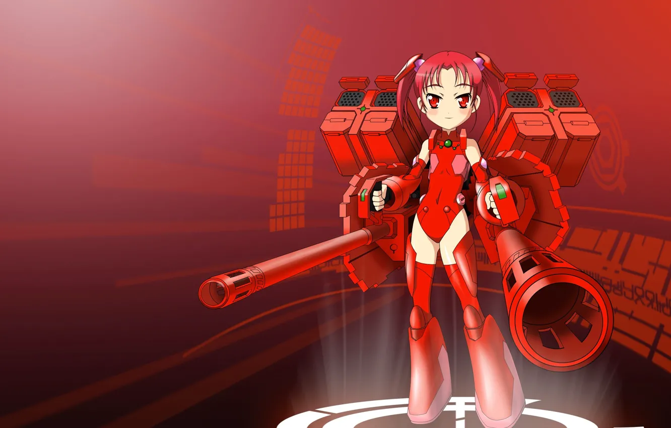 Фото обои red, game, mecha, anime, queen, asian, manga, japanese