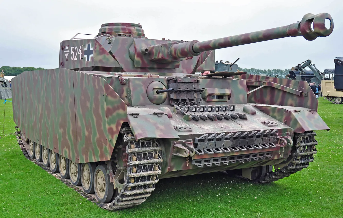 Фото обои Танк, PzKpfw IV, Немецкий, Panzerkampfwagen IV, Средний