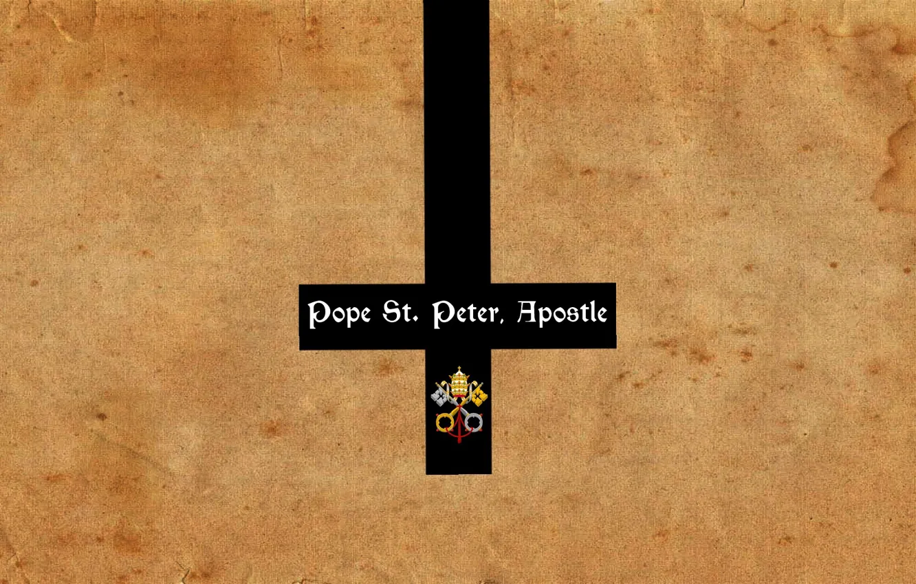 Фото обои cross, keys, Jesus, Saint Peter’s Basilica in Rome, christianity, catholic church, Pope, Saint Peter