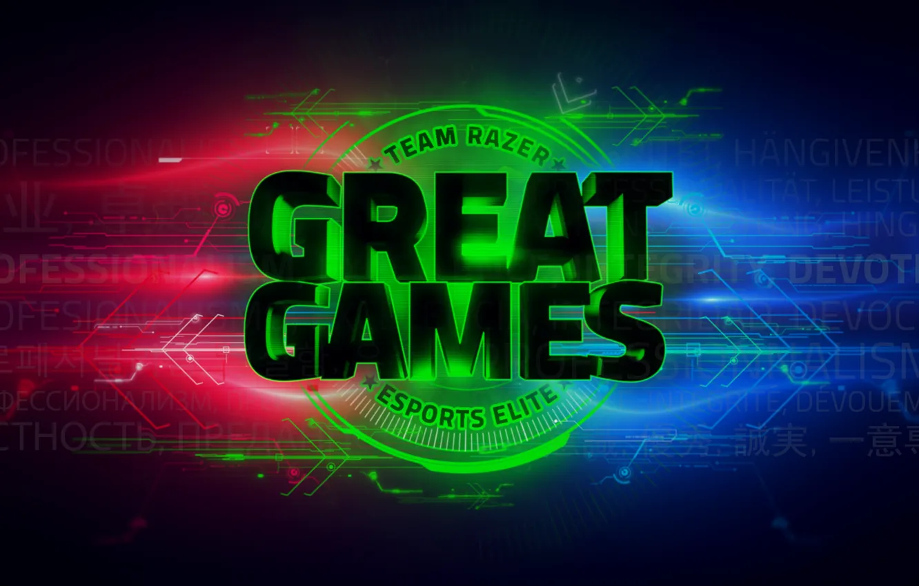 Фото обои Razer, Wallpaper, Great Games, Team Razer GG