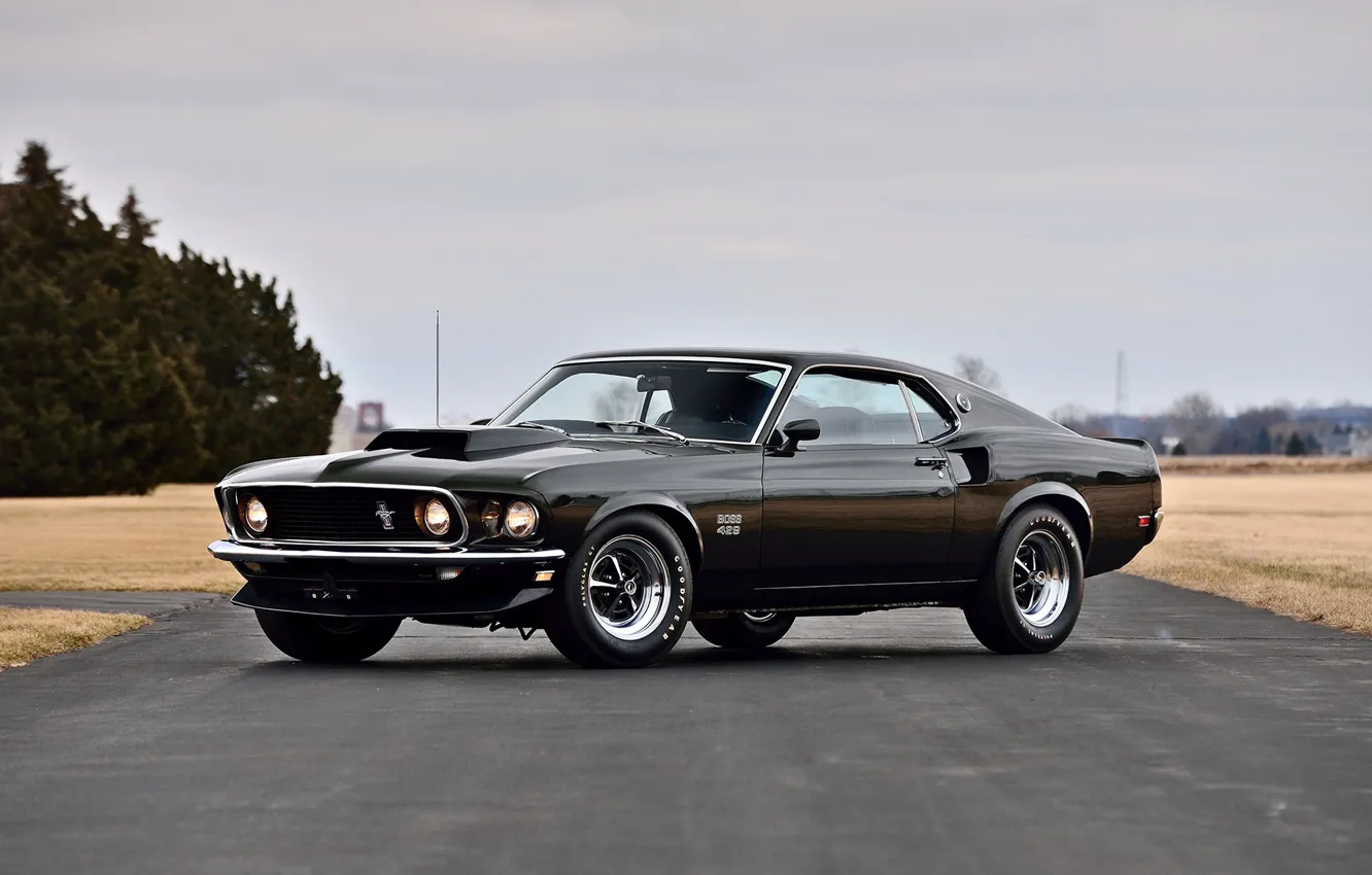 Фото обои Mustang, 1969, Boss 429