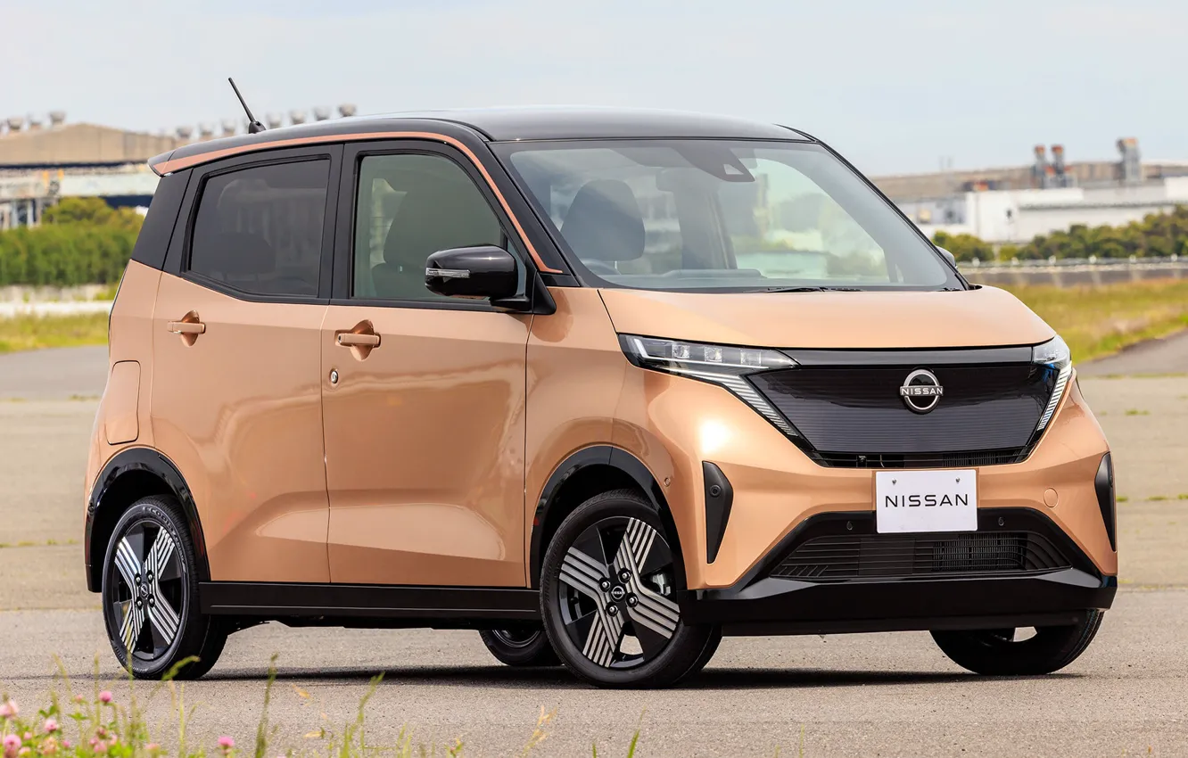 Фото обои Nissan, Sakura, exterior, кей-кар