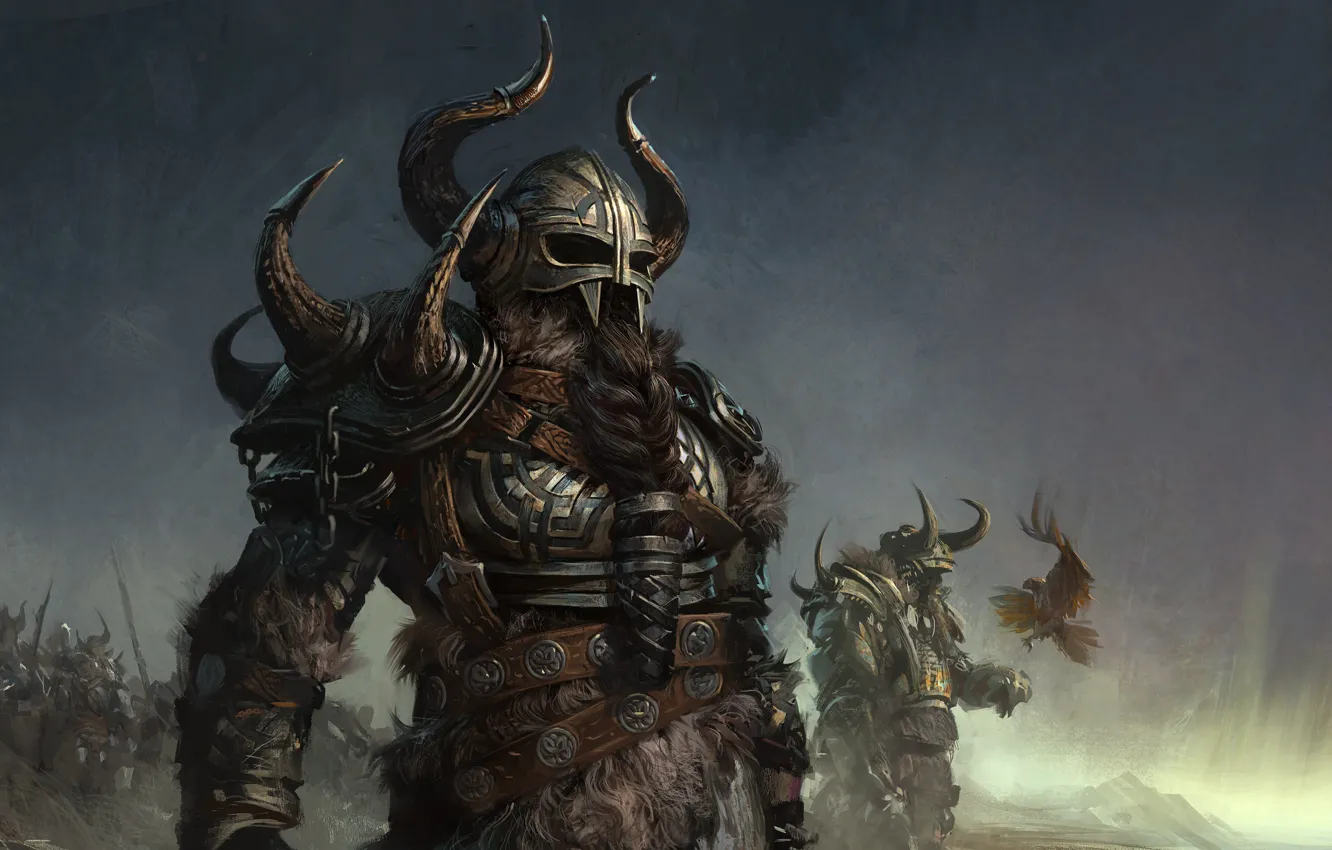 Фото обои Guild Wars 2, Викинг, Viking, Engineer