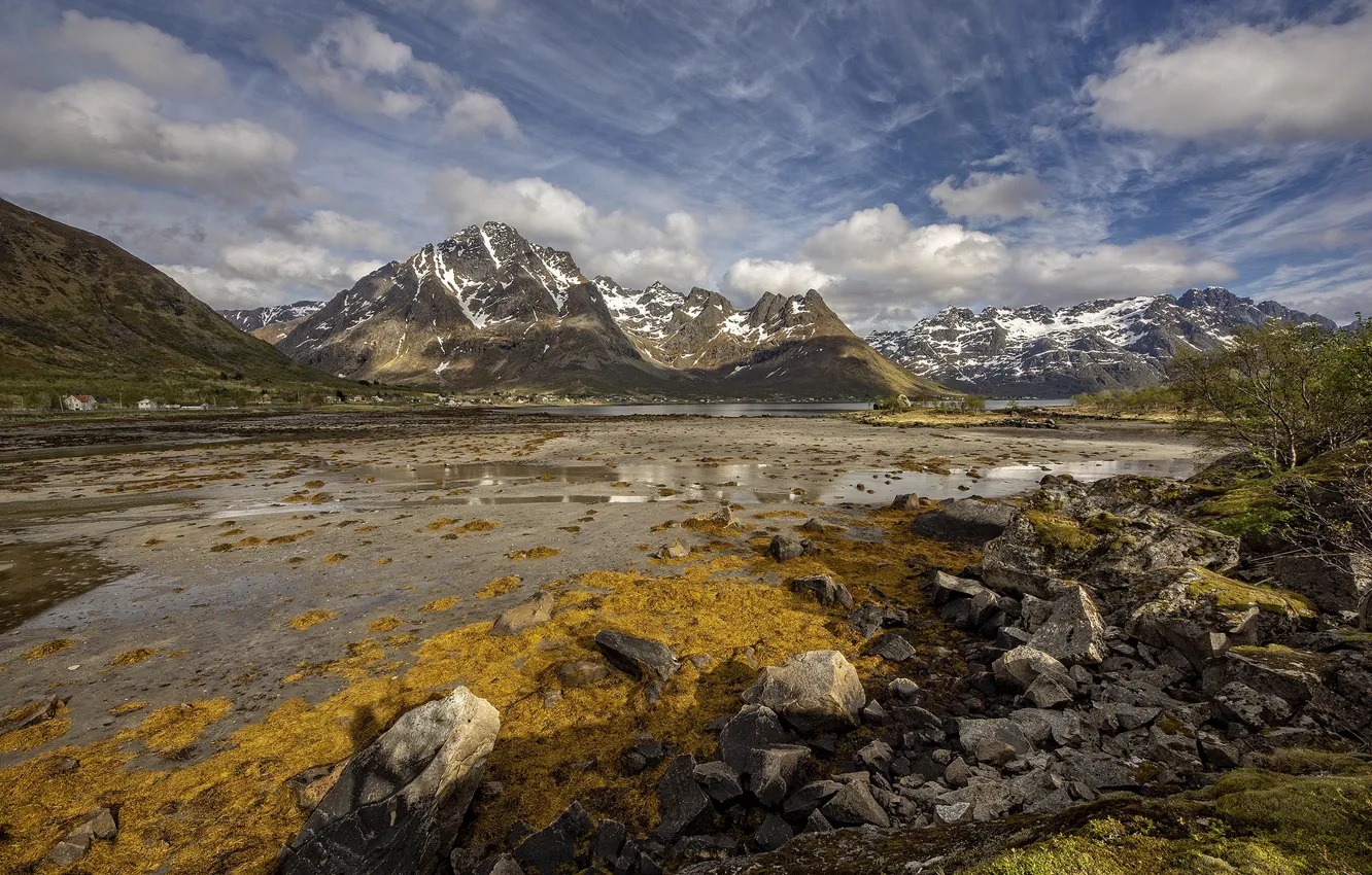 Фото обои Норвегия, Norway, Lofoten, Laupstad