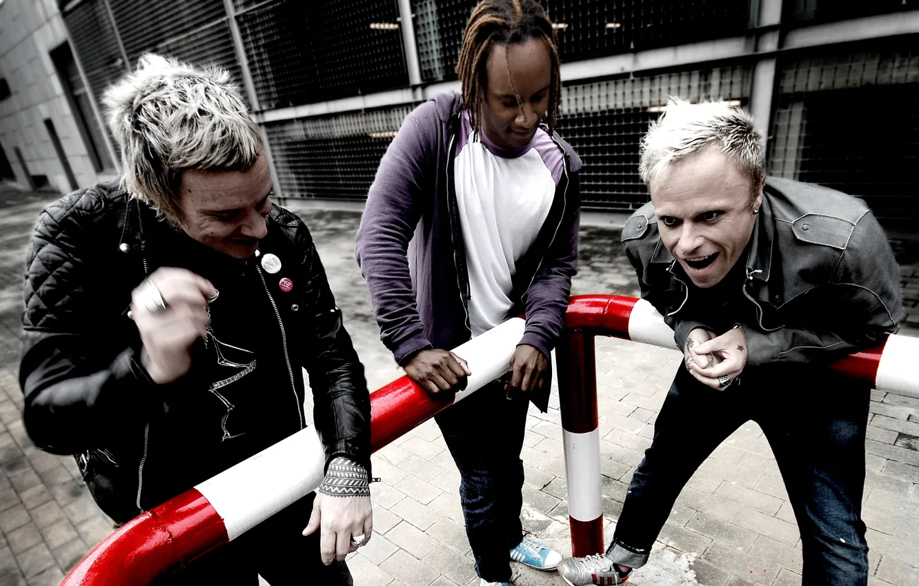 Фото обои band, the prodigy, keith flint, liam howlett, maxim