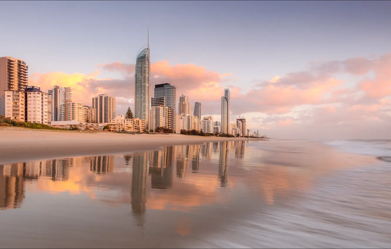 Фото обои пляж, лето, city, Австралия, summer, beach, Australia