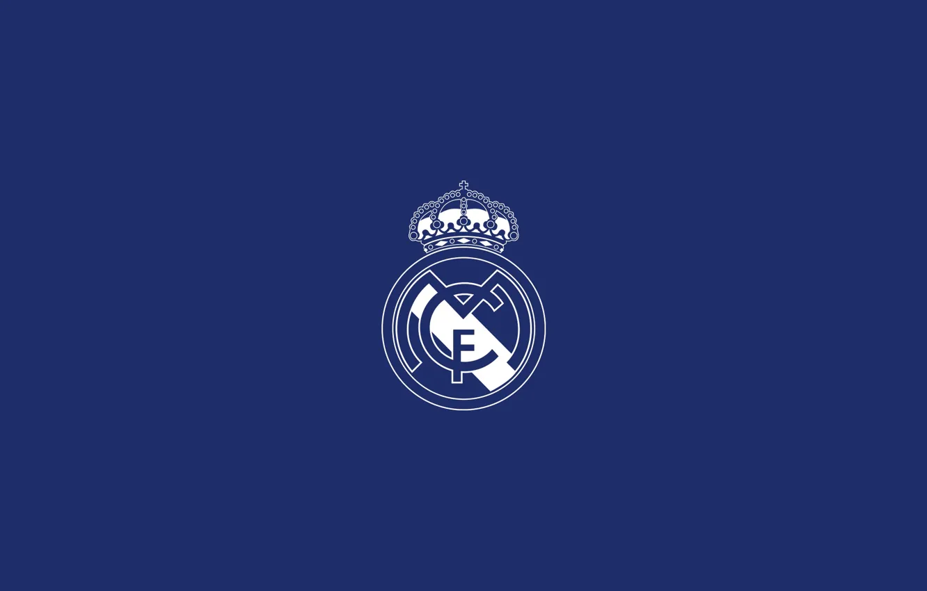 Фото обои logo, emblem, real madrid, football, soccer, realmadrid, real madrid cf