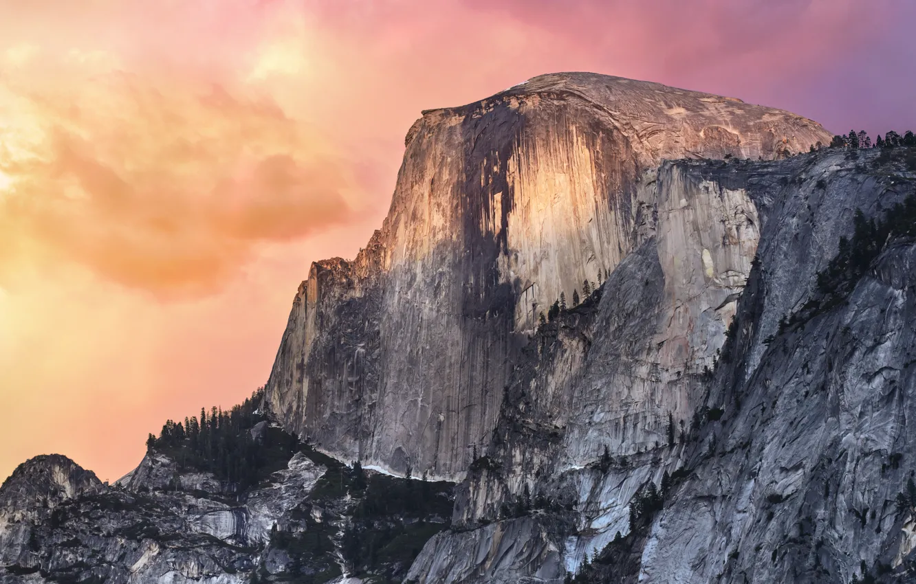 Фото обои apple, mac, Yosemite