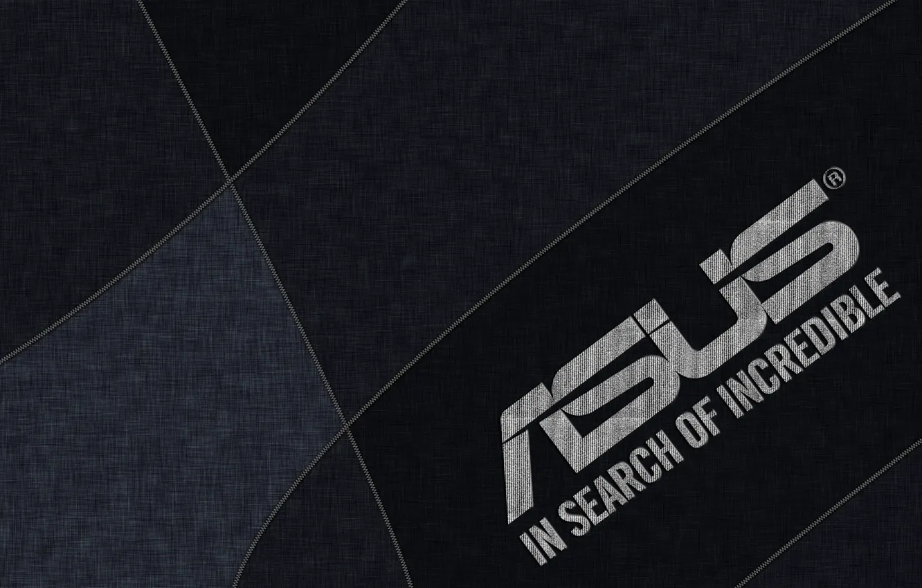Фото обои high-tech, ткань, Логотип, Logo, ASUS, строчка, бренд, Digital Art