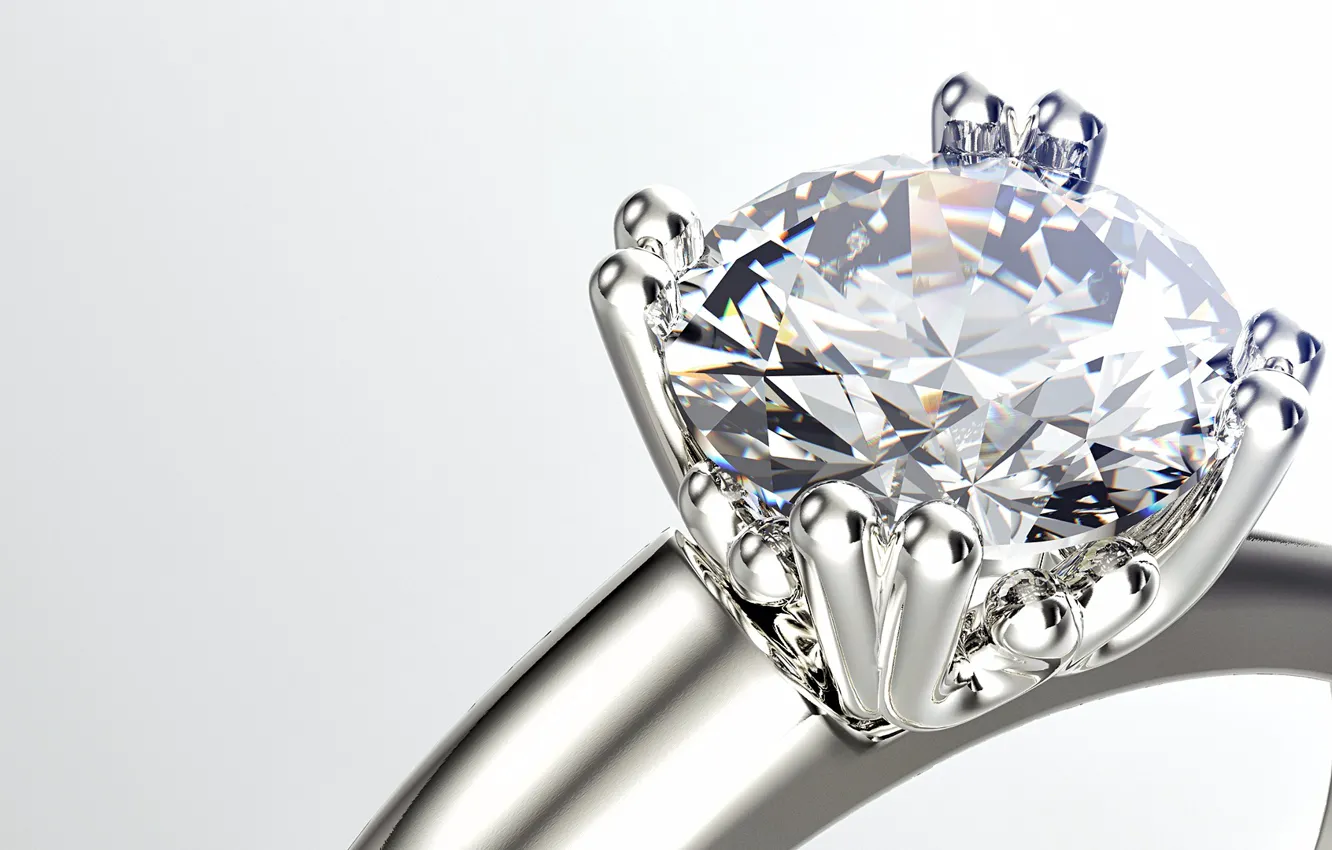 Фото обои ring, diamond, gemstone