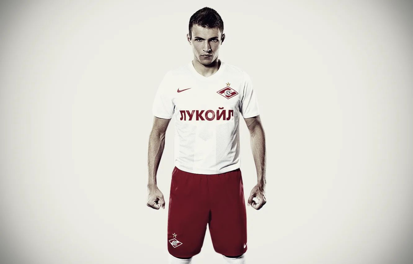 Фото обои Спорт, Nike, Сергей, Защитник, Спартак, Паршивлюк, Лукойл