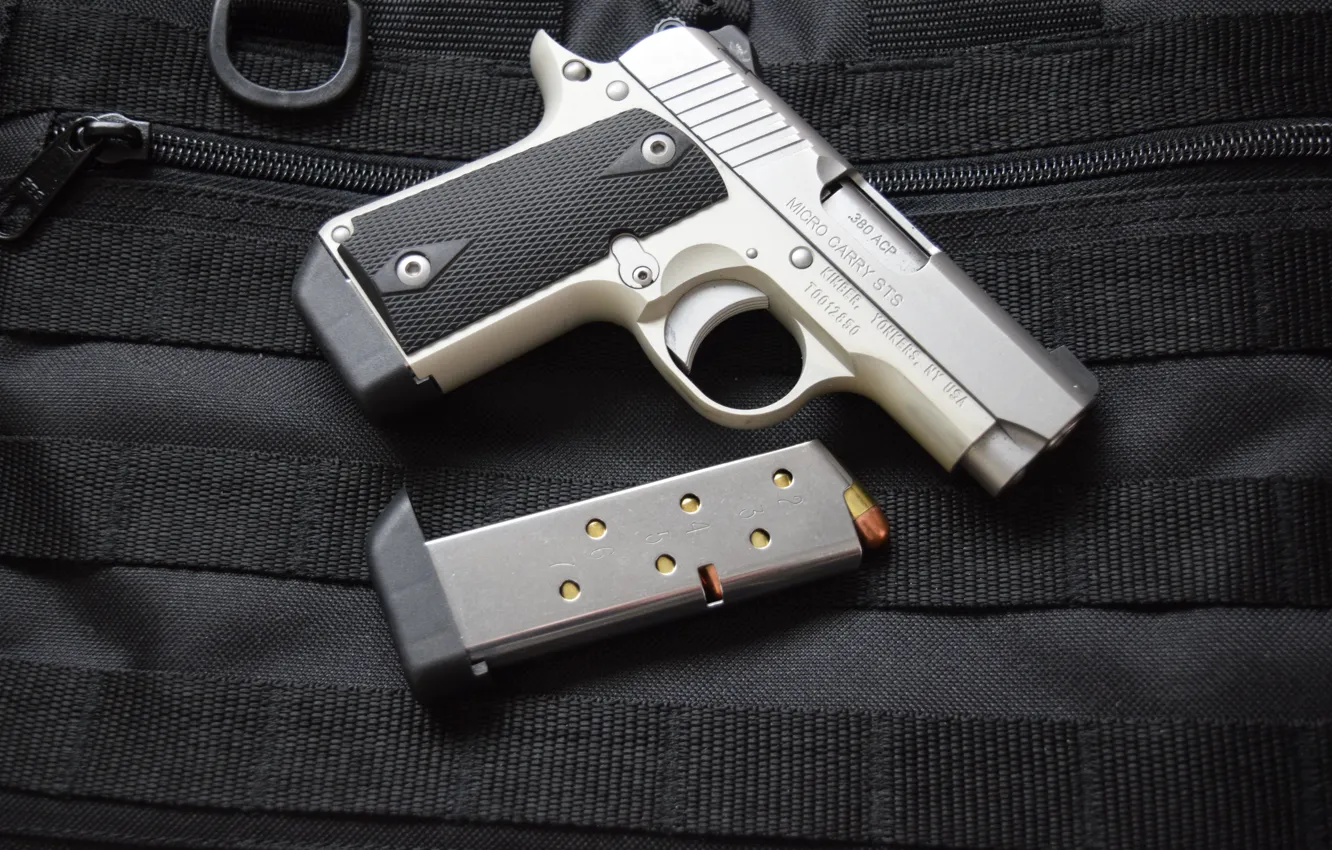 Фото обои пистолет, оружие, Kimber, Micro 380