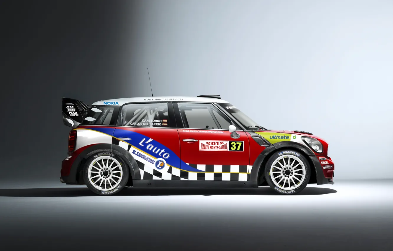 Фото обои Mini, Cooper, Профиль, WRC, Rally