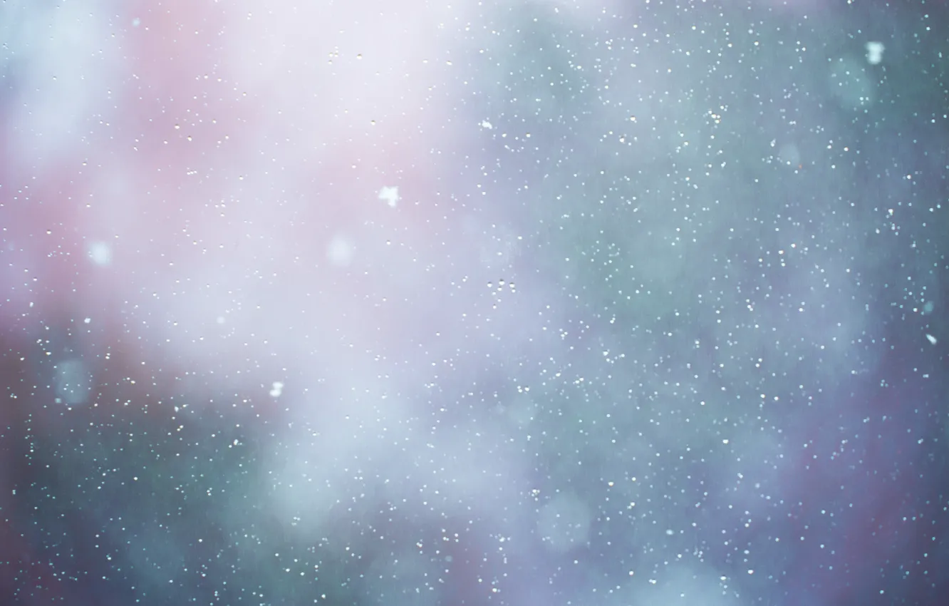 Фото обои капли, снег, блики, фон, цвет, текстура