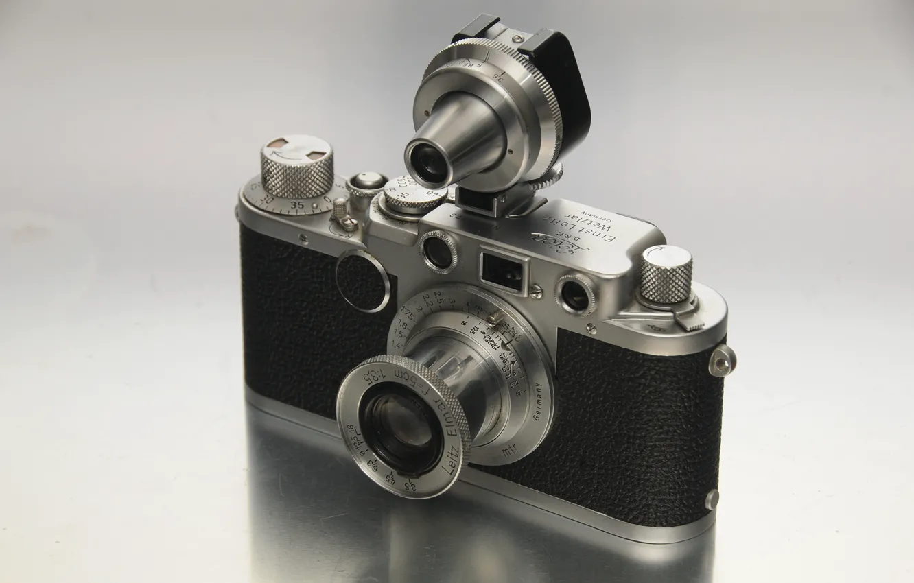 Фото обои макро, фон, камера, Leica IIf